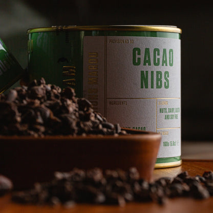 100% Cacao Nib Tin