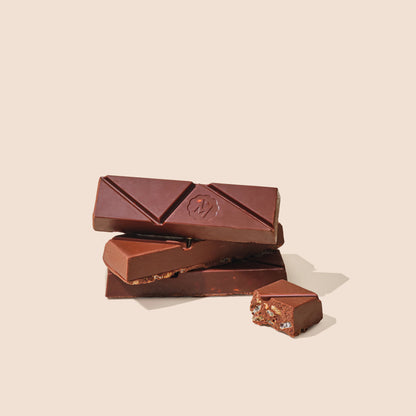 Chocolate Snack Bar 53% Coconut Milk & Puffed Rice