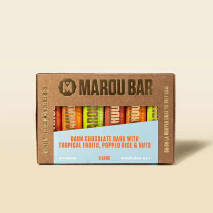 6 Chocolate Snack Bars Gift Box