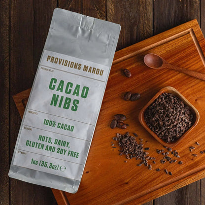 100% Cacao Nib 1kg Pouch