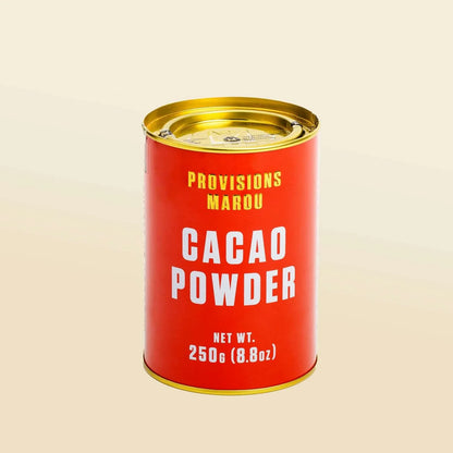 red tin cacao powder provisions Marou 250g