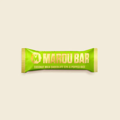 Chocolate Snack Bar 53% Coconut Milk & Puffed Rice